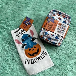 Stitch kitchen set towels and 16 piece meal prep containers stackable  reusable